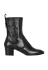 Chloé Goldee Shiny 50MM Sock Ankle Boots, front view