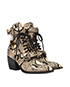 Chloé Rylee Printed Lace up Boots, side view