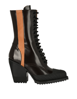 Chloe Rylee Boots, Leather, Brown, UK4.5, B/DB, 2*