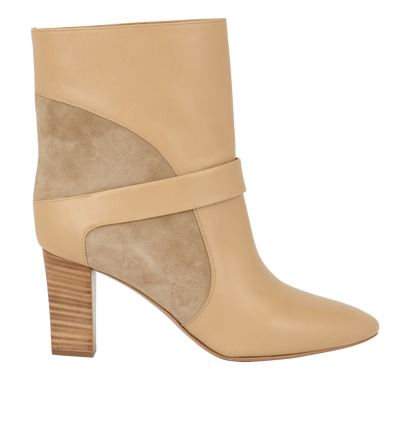 Chloé Block Heel Ankle Boots, front view