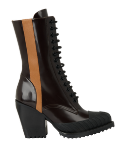 Chloe Rylee Boots, Leather, Brown, UK3.5, DB, 3*