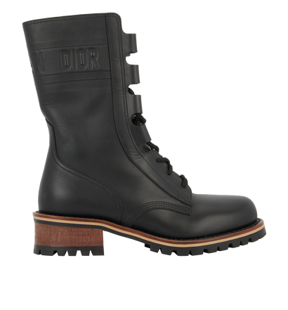 Christian Dior Combat Boots, front view