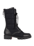 Christian Louboutin Pavleta Combat Boots, &pound;595, Shoes, Black, Nylon, Front view