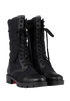 Christian Louboutin Pavleta Combat Boots, &pound;595, Shoes, Black, Nylon, Side view