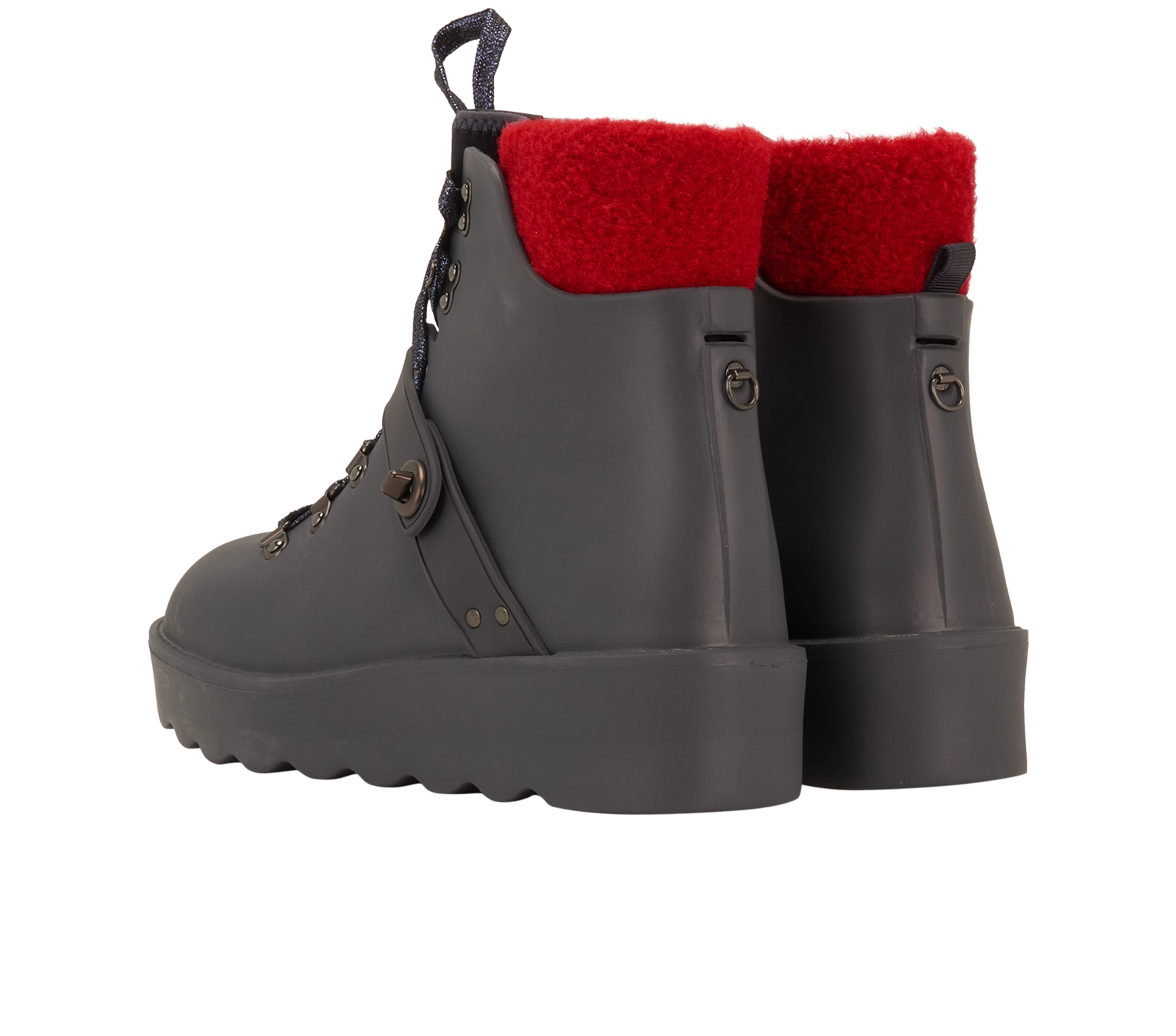 Coach Urban Hiker Boots, &pound;80, Shoes, Navy, Rubber, Back view