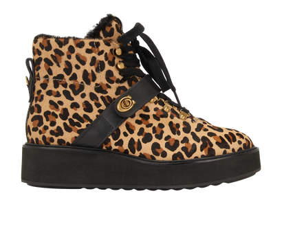 Coach Urban Hiker Boots, &pound;90, Shoes, Beige/Brown, Pony / Calfhair, Front view