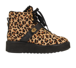 Coach Urban Hiker Boots, Pony Hair, Brown/Beige, B, UK6.5, 2*