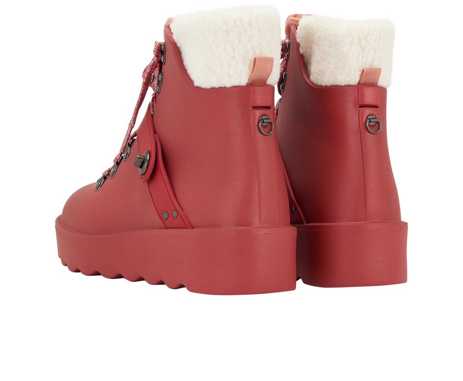 Coach Urban Hiker Boots, &pound;80, Shoes, Red, Rubber, Back view