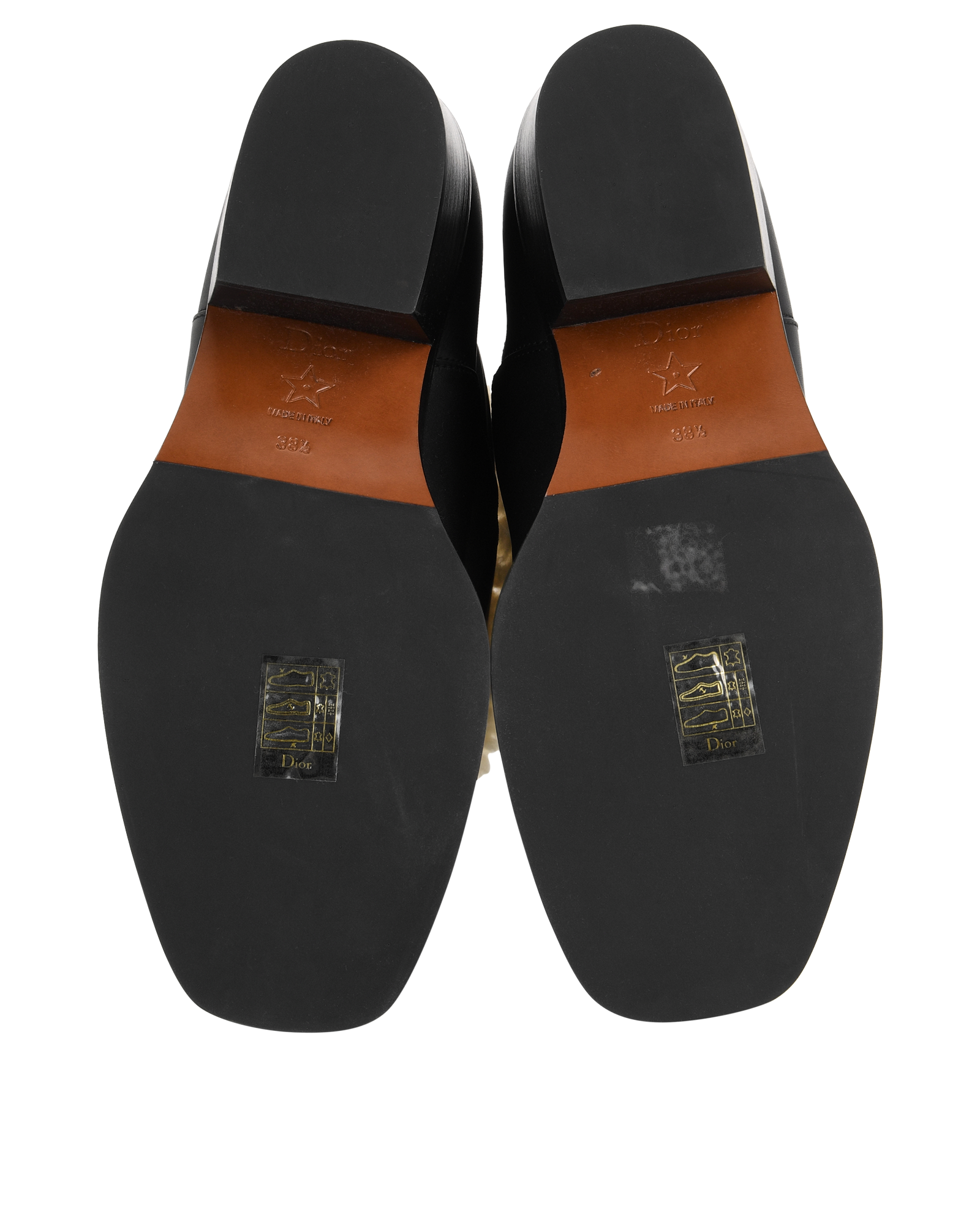 Christian Dior Western Boots, &pound;450, Shoes, Black, Leather/Shearling, Top view