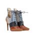 Christian Dior Laced Stiletto Ankle Boots, side view