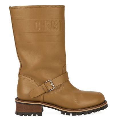 Christian Dior Quest Mid Calf Boots, front view