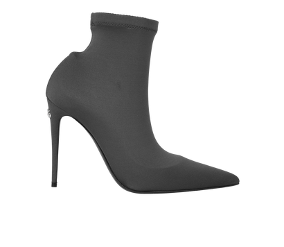 Dolce & Gabbana x Kim Sock Ankle Boots, front view