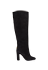 Dolce & Gabbana Knee High Boots, &pound;450, Shoes, Black, Suede, Front view