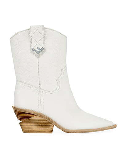 Fendi Leather Cowgirl Boots, front view