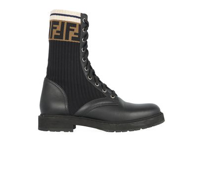 Fendi Rockoko Biker Boots, front view