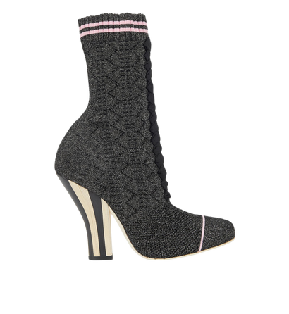 Fendi Rockoko Stretch Sock Boots, front view