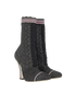 Fendi Rockoko Stretch Sock Boots, side view