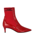 Fendi Sock Ankle Boots, £295, Shoes, Red, Fabric/Leather, Front view