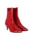 Fendi Sock Ankle Boots, £295, Shoes, Red, Fabric/Leather, Side view