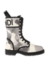 Fendi FF Combat Boots, front view