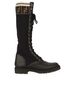 Fendi FF Lace Up Boots, front view