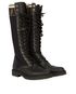 Fendi FF Lace Up Boots, side view