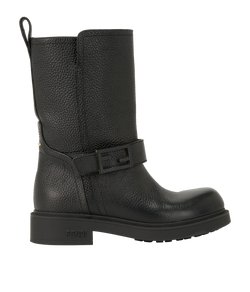 Fendi Filo Boots, Leather, Black, UK4, 2*
