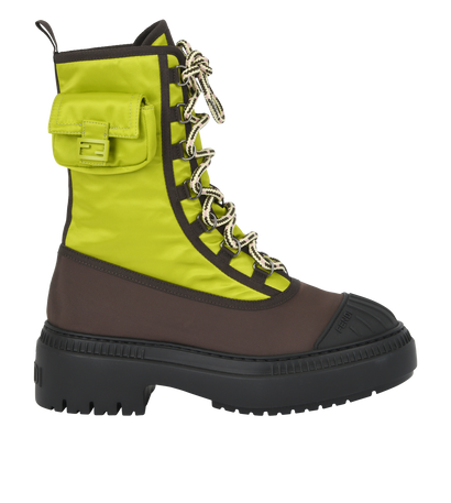 Fendi Baguette Domino Boots, front view