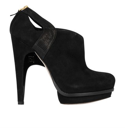 Fendi Heeled Ankle Boots, front view