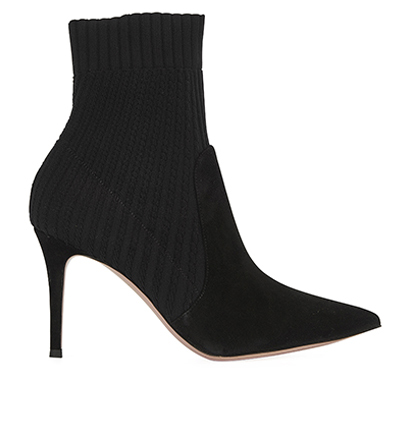 Gianvito Rossi Kath 85 Sock Boots, front view