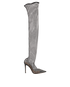 Gianvito Rossi Over Knee Stocking Boots, £250, Shoes, Black, Polyester (Polymer), Front view