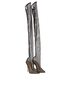 Gianvito Rossi Over Knee Stocking Boots, £250, Shoes, Black, Polyester (Polymer), Side view