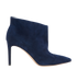 Gianvito Rossi Punity Ankle Booties, &pound;80, Shoes, Navy, Suede, Front view