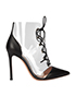 Gianvito Rossi Transparent Booties, front view