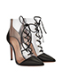 Gianvito Rossi Transparent Booties, side view