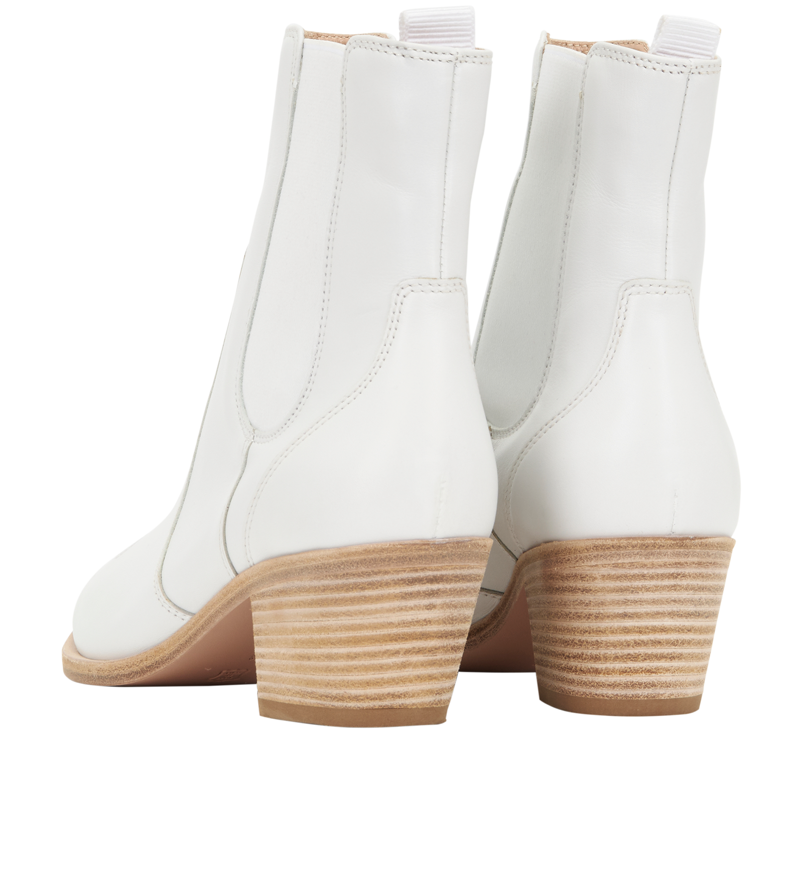 Gianvito Rossi Ankle Boots, &pound;180, Shoes, White, Leather, Back view