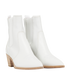 Gianvito Rossi Ankle Boots, &pound;180, Shoes, White, Leather, Side view