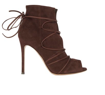 Gianvito Rossi Kat Mid Bootys, front view