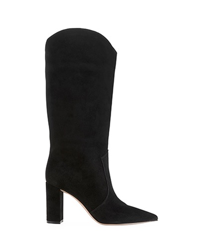 Gianvito Rossi Midcalf Western Inspired Boots, front view