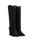 Gianvito Rossi Midcalf Western Inspired Boots, side view