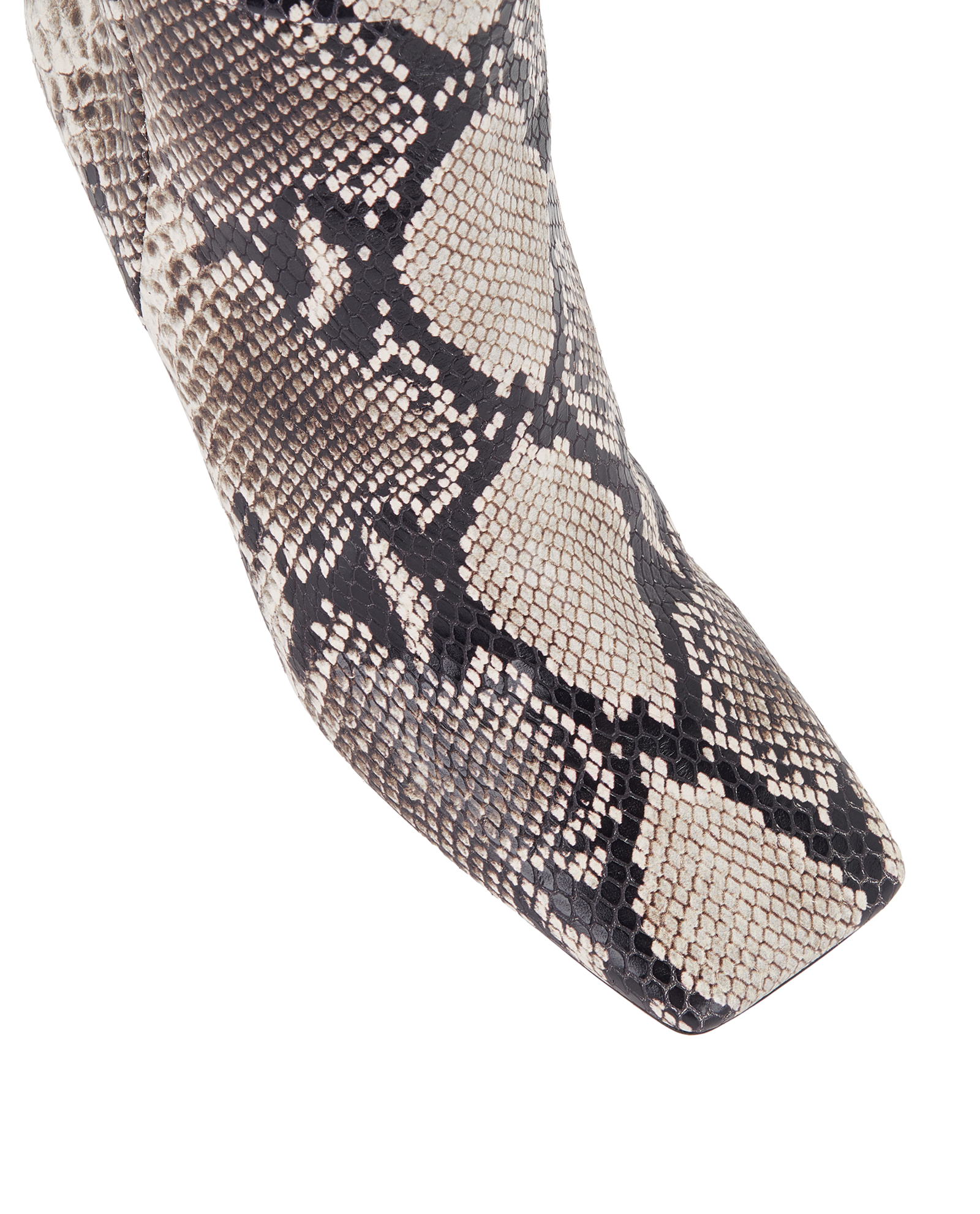 Gianvito Rossi Snake Embossed Tigh High Boots, &pound;420, Shoes, Beige/Grey, Leather, Other view