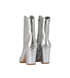 Gianvito Rossi West Boots, £190, Shoes, Silver, Leather, Back view