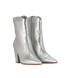 Gianvito Rossi West Boots, £190, Shoes, Silver, Leather, Side view
