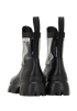 Giuseppe Zanotti Apocalypse Riot Boots, &pound;110, Shoes, Black, Leather/PVC, Back view