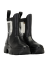Giuseppe Zanotti Apocalypse Riot Boots, &pound;110, Shoes, Black, Leather/PVC, Side view