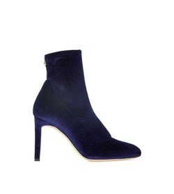 Giuseppe Zanotti Glitter Ankle Boots Boots, Nylon, Blue, 2, 4*, DB,B