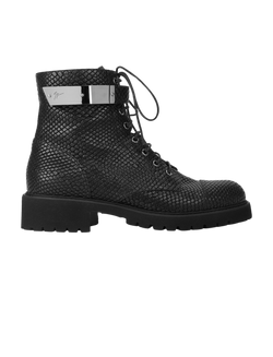 Giuseppe Zanotti Lace Up Boots, Leather, Black, UK9.5, B, 5*