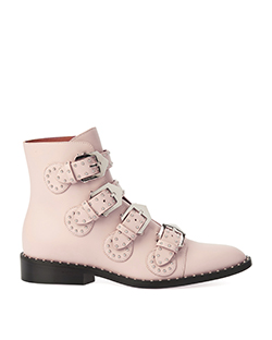 Givenchy Studded Ankle Boots, Leather, Pink, 6, 3*