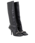 Givenchy Woven Knee High Boots, side view