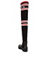 Givenchy Ribbed Logo Sock Boots, back view